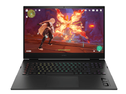 HP OMEN 43.9 cm (17.3) Laptop, Intel® Core™ i7-13700HX processor, 16 GB DDR5-4800 (2X8 GB) RAM, 1 TB SSD Hard Drive, Black, 17-cm2027TX.