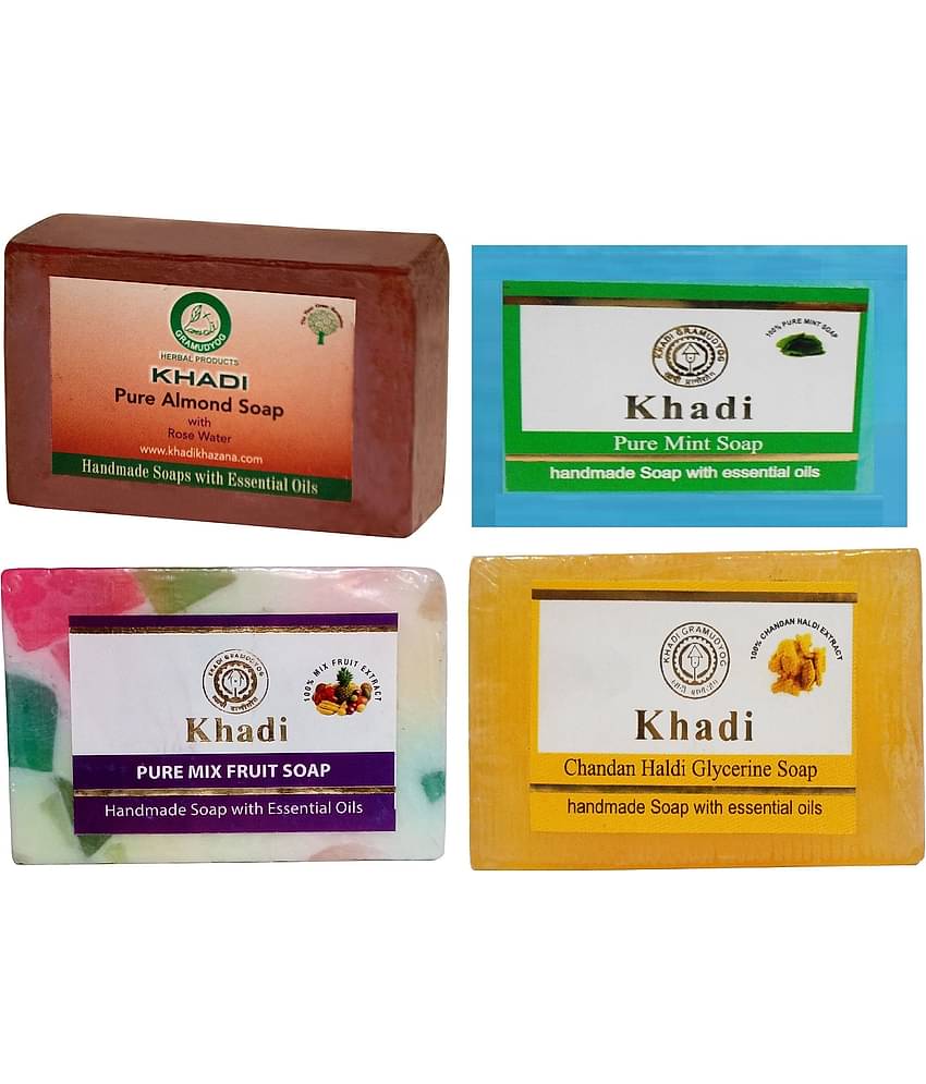 Khadi Herbal Soap 125 gm Pack of 4