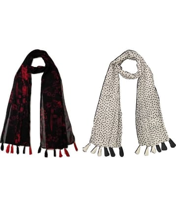 stolevilla Multi Printed Poly Cotton Yarn Stoles
