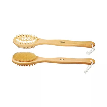 VEGA Bristle Bath Brush (NBA-1/1)-2 Pcs