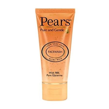 Pears Pure & Gentle Daily Cleansing Facewash Mild Cleanser With Glycerine, 60 gm
