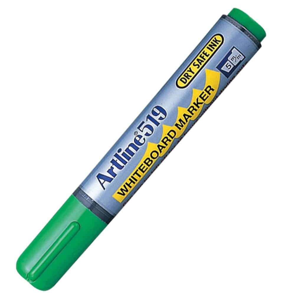 Artline 519 Whiteboard Marker Pack of 12 (Green Colours) | For Classrooms, Offices, & Meeting Rooms