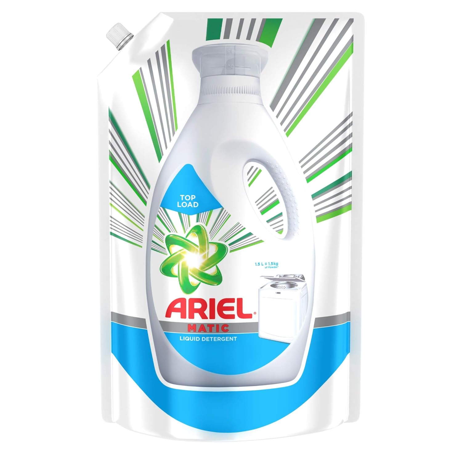 Ariel Matic Liquid Detergent, Top Load, 3 Litre Refill Pack