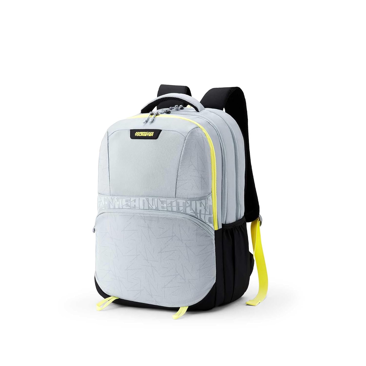 Opus | 36 Ltrs | 3 Compartments | Bottle Pocket | Ergonomic Padded Back Panel & Shoulder Straps | High School Backpack | 1 Year International Warranty | Light Grey