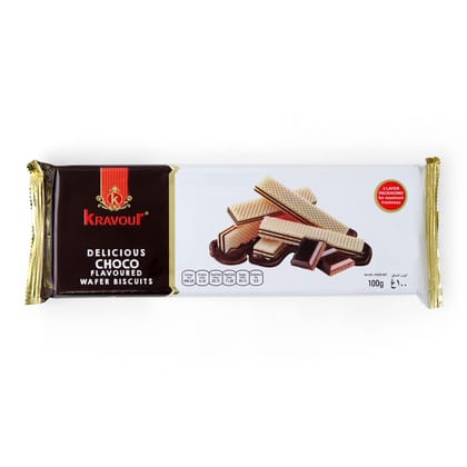 Kravour Choco Wafer Biscuits, 75 gm