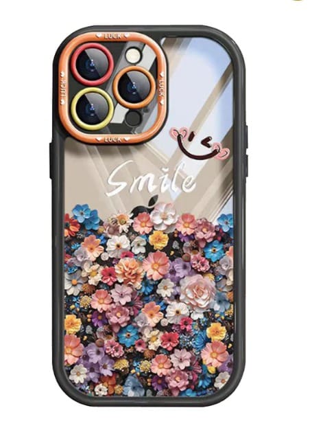 Glitter - Awesome Flower Pattern Shockproof iPhone Case iPhone 13 PRO MAX