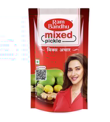 Ram Bandhu Mixed Pickle, 200 gm Standy