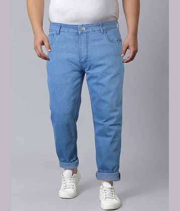 JB JUST BLACK Regular Fit Cuffed Hem Men's Jeans - Blue ( Pack of 1 )