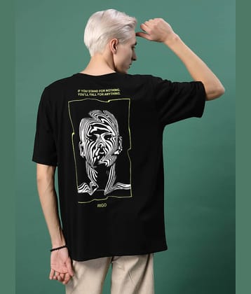 Rigo Pack of 1 Cotton Oversized Fit Men's T-Shirt ( White )