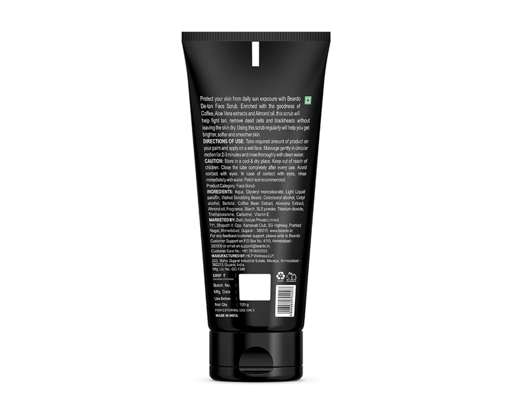 Beardo De-Tan Combo for Men