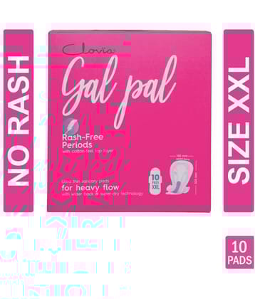 Clovia Gal Pal 10 Sanitary Pads - XXL for Extra Heavy Flow - 320 mm