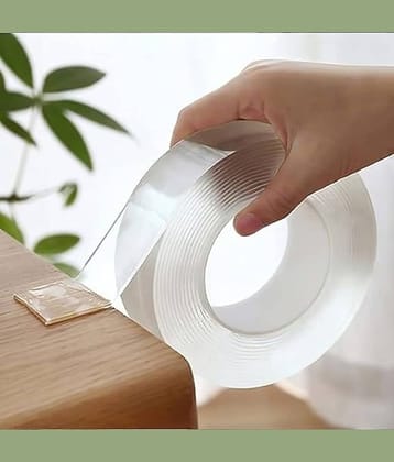 Eclet Transparent Double Sided Nano Tape ( Pack of 1 )