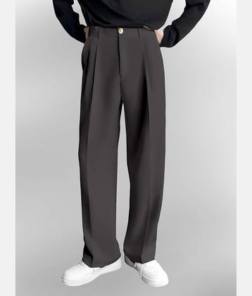 FTX Loose Men's Korean Pant - Brown ( Pack of 1 )