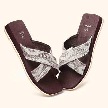 Women Eva Slippers-Brown / 3