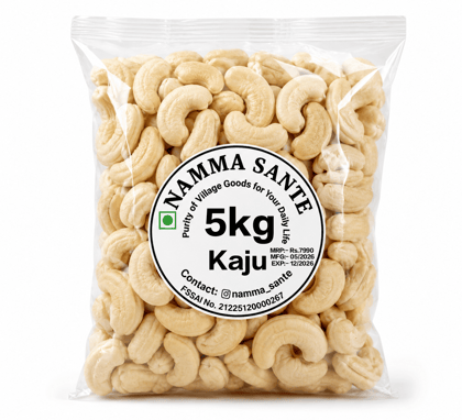 Kaju, Cashew Nuts, Godambi, Mundhiri Paruppu, Jeedipappu 5kg