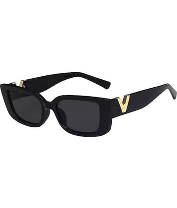 mahek accessories Black Cat Eye Sunglasses ( Pack of 1 )