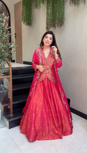 Pink Floyd Ready To Wear Lahenga Crop Top Shrag Outfits