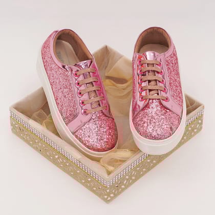 Glitterati Sneakers - Pink-36