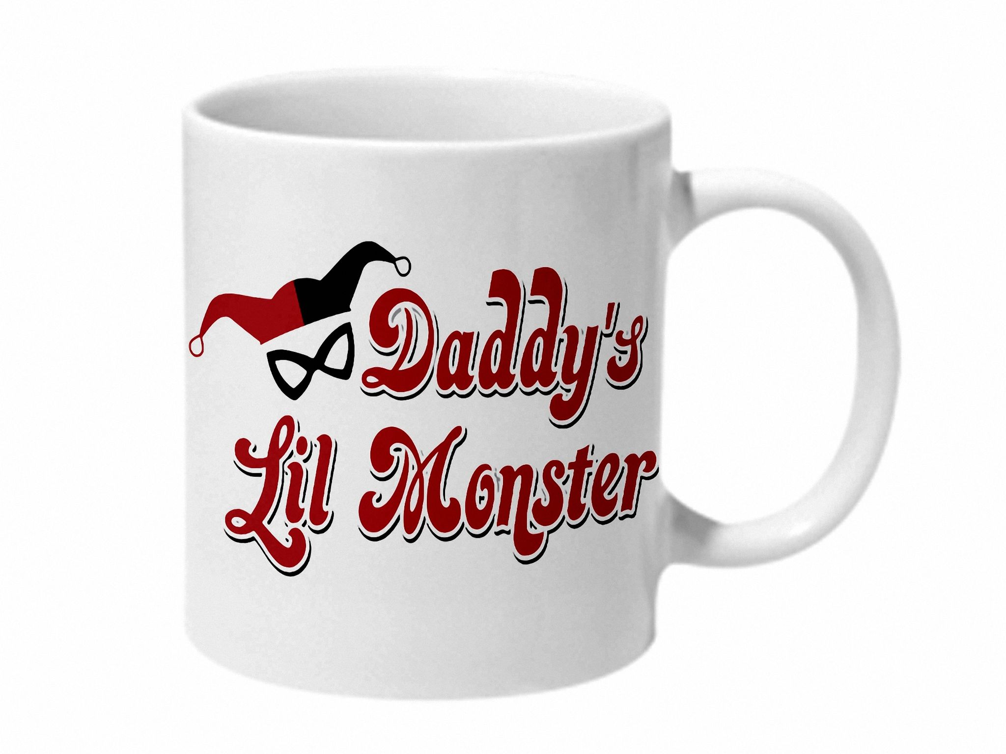 Multicolor Harley Daddys Lil Monster Logo Ceramic Mug