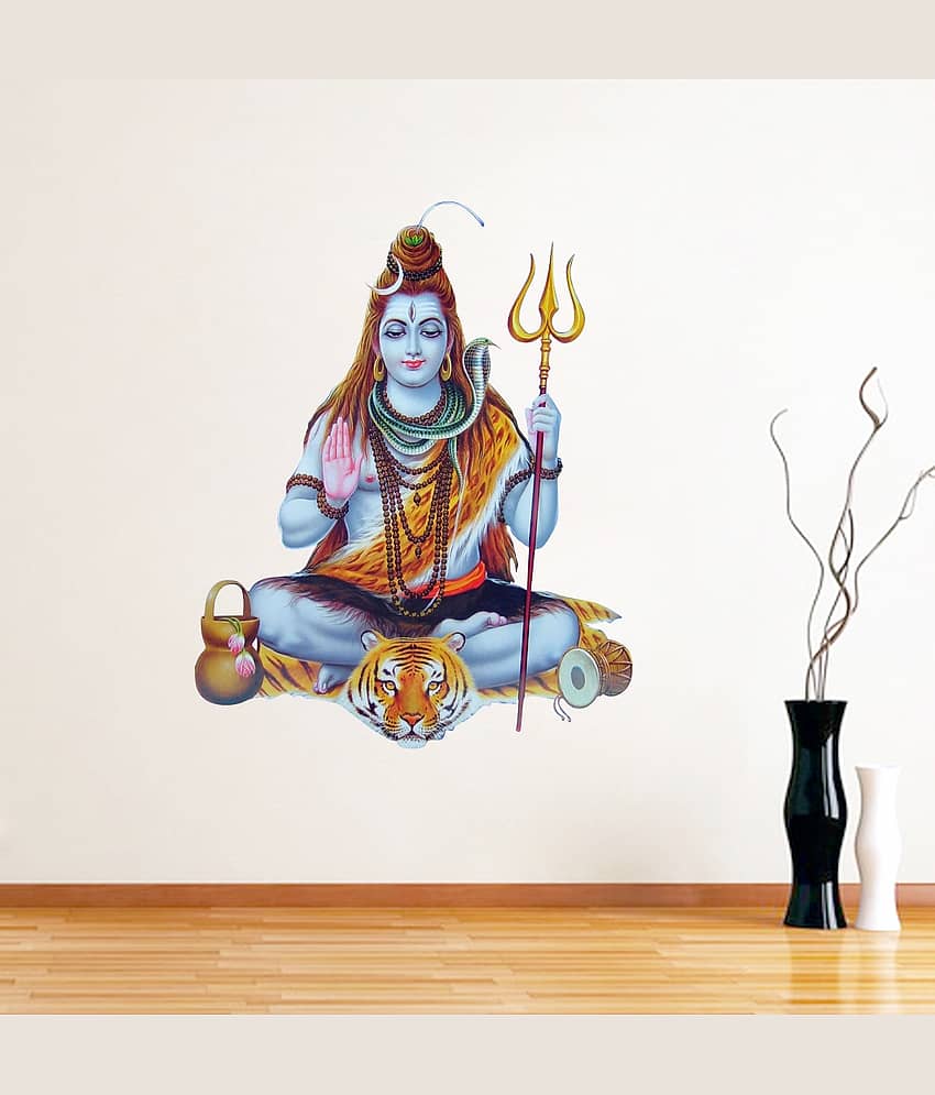 Decor Villa Shivji Religious & Inspirational Sticker ( 45 x 58 cms )