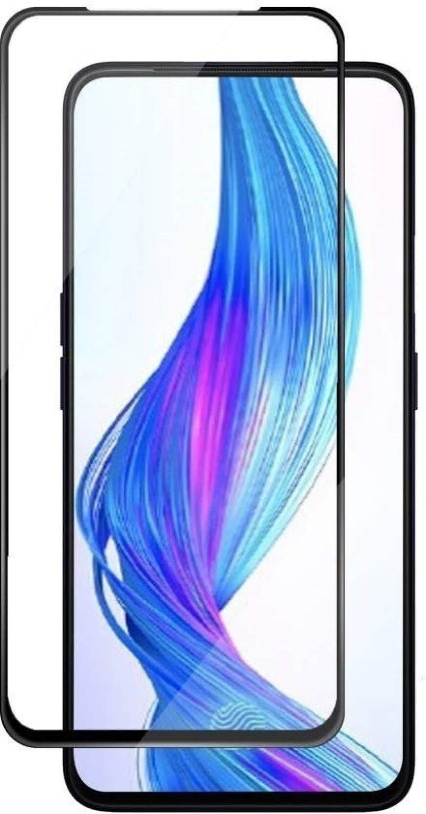 PLUGTECH Advanced Tempered Glass With Anti-Explosion 9H Hardness Edge-To-Edge Coverage Screen Guard for VIVO V15