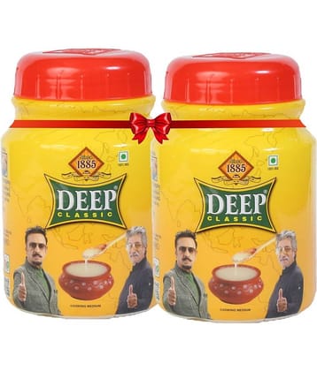 Deep Classic Cooking Medium Blended Oil 1 L Pack of 2