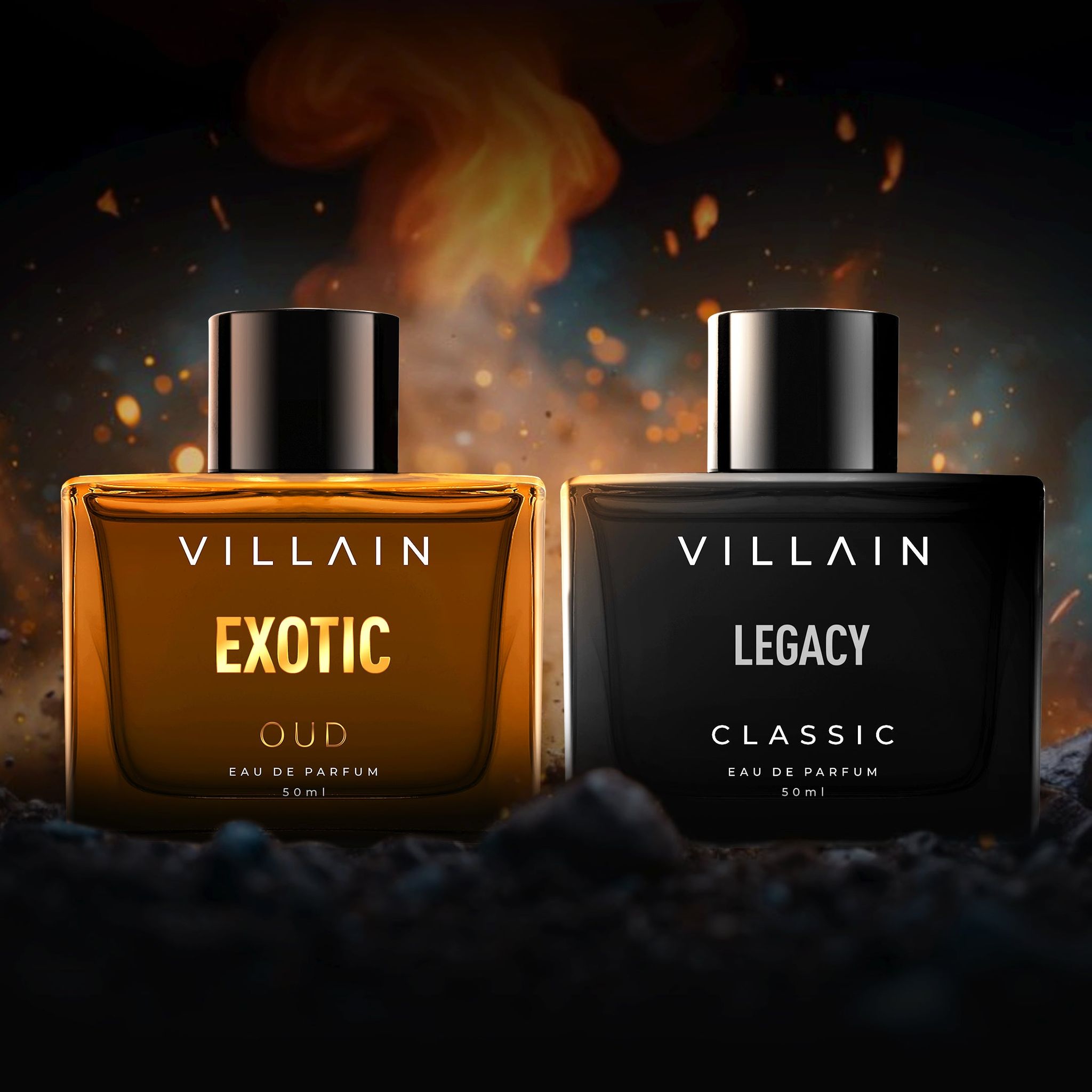 Villain Legacy Classic & Exotic Oud EDP Perfume Combo - 2 x 50ml
