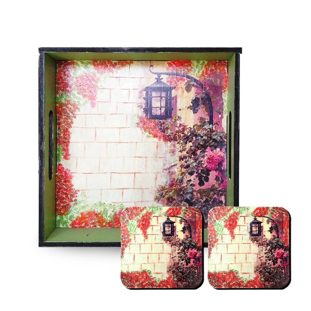 Image Transfer on Tray and Square Tea Coasters DIY kit by Penkraft