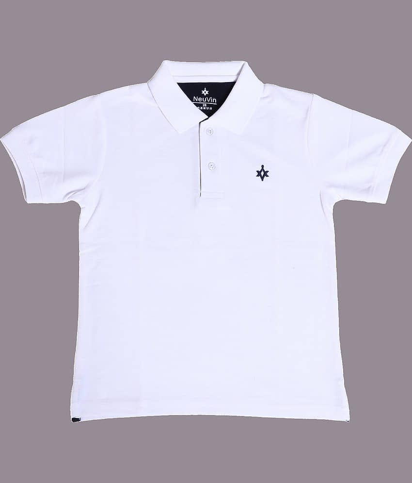 NEUVIN Pack of 1 Boys Cotton Blend T-Shirt ( Pink )