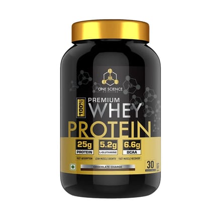 One Science Premium Whey Protein-907 g / Chocolate Charge