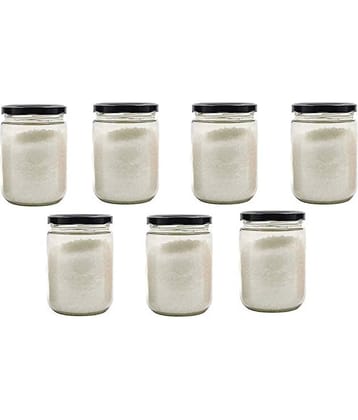 AFAST Glass Container Glass Transparent Utility Container ( Set of 7 )