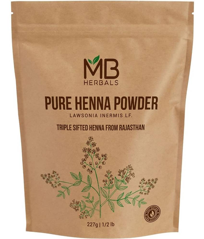 MB Herbals Henna Mehandi from Rajasthan Natural Henna 227 g