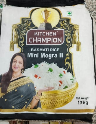 Kitchen champion Basmati Rice Mini Mogra second 10 kg 