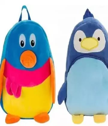 Merissa Kids Plush Backpack – Blue & Light Blue (5L) Merissa Kids Plush Backpack – Blue & Light Blue (5L)