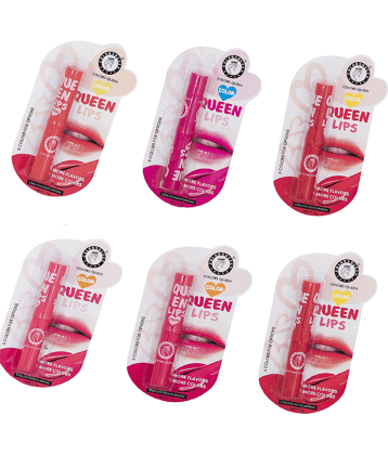 Colors Queen Queen Lips Color Lip Balm For Dry Chapped Lips Fresh Morning (Pack of 06)