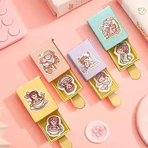 Popsicle Shaped Ice Cream Erasers Pack of 2