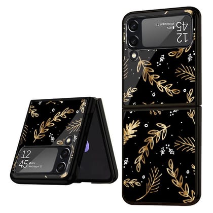 Autumn Leaves Glass Case for Samsung Galaxy Z Flip4 5G