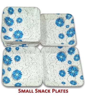 Inpro 12 Pcs Melamine Multi Color Quarter Plate