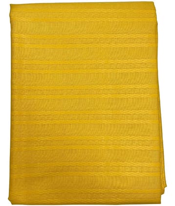 Maharaja Yellow Cotton Blend Men's Unstitched Kurta ( Pack of 1 )