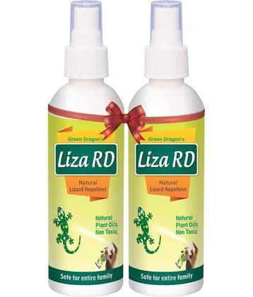 Green Dragon Lizard Spray Repellent Pack of 2