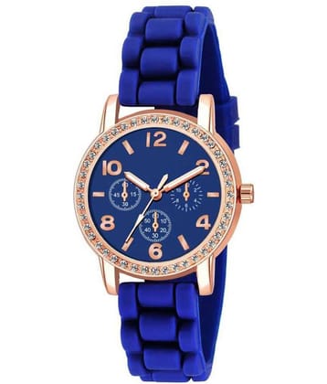 DECLASSE - Blue Silicon Analog Womens Watch