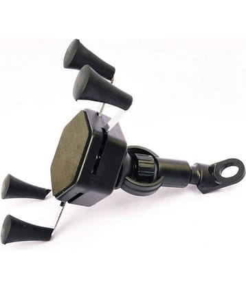 thriftkart Mobile Holder X Grip Handlebar Mount Smartphone Holder Without Charger for motorbikes