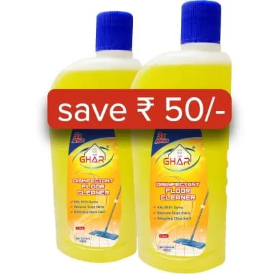 Mai Ghar Floor Cleaner (Pack of 2 - 500ml Each)