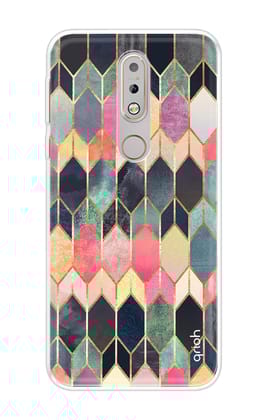Shimmery Pattern Soft Cover for Nokia 7.1