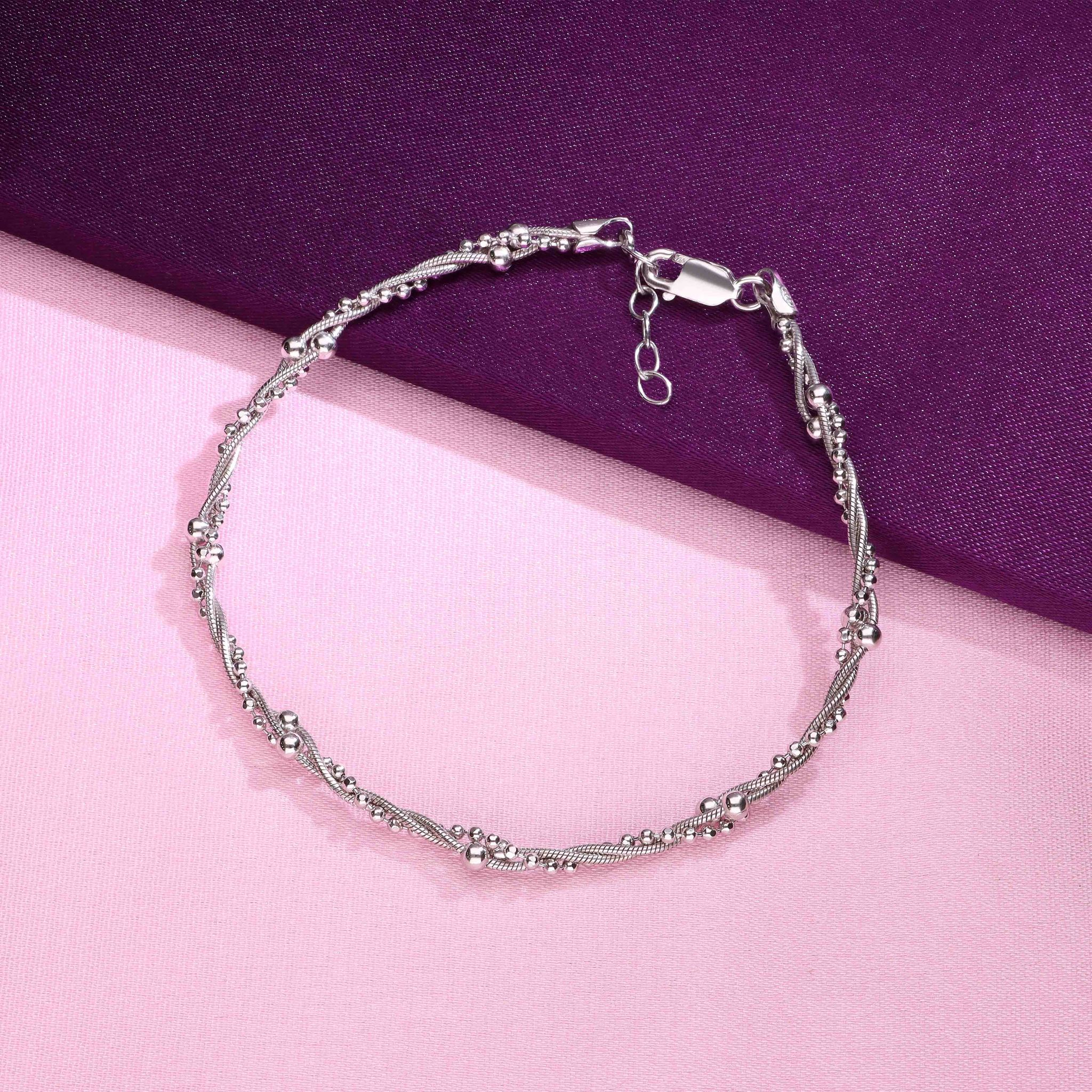 Timeless Weave Silver Bracelet-None / Silver