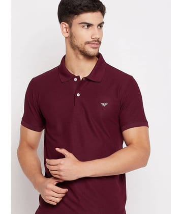 Riss Pack of 1 Polyester Regular Fit Solid Half Sleeves Men's Polo T Shirt ( Light Blue )