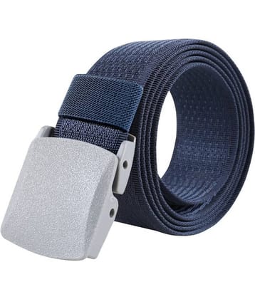 Edifier - Blue Nylon Men's Casual Belt ( Pack of 1 )