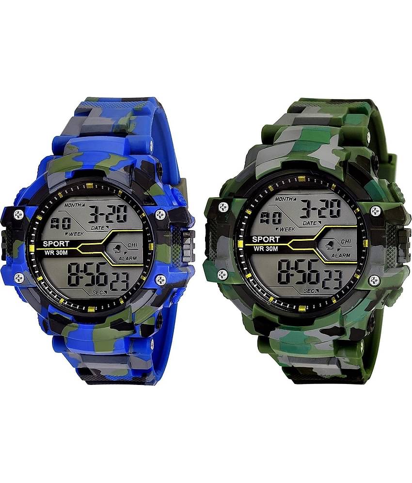 DECLASSE - Multicolor PU Digital Men's Watch