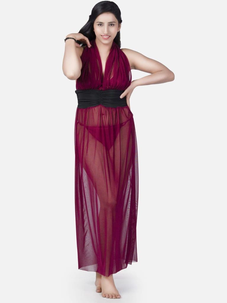 Hot Net Honeymoon Red Babydoll Bikini Night Dress K2W - Nightwear & Loungewear | Buy online on ZillyBuy