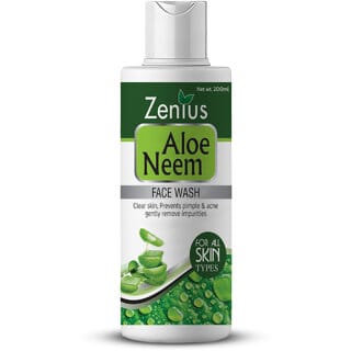 Zenius Aloe Neem Facewash for Oily  Dry Skin, Face Wash for Acne